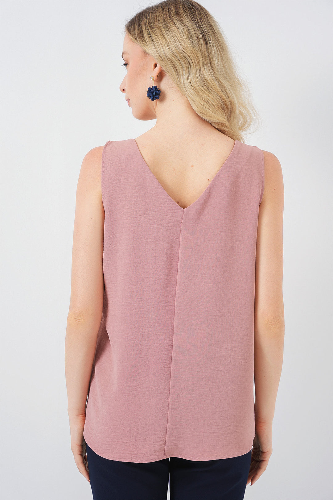 Bigdart Blouse sans manches à col en V 950 - Saumon