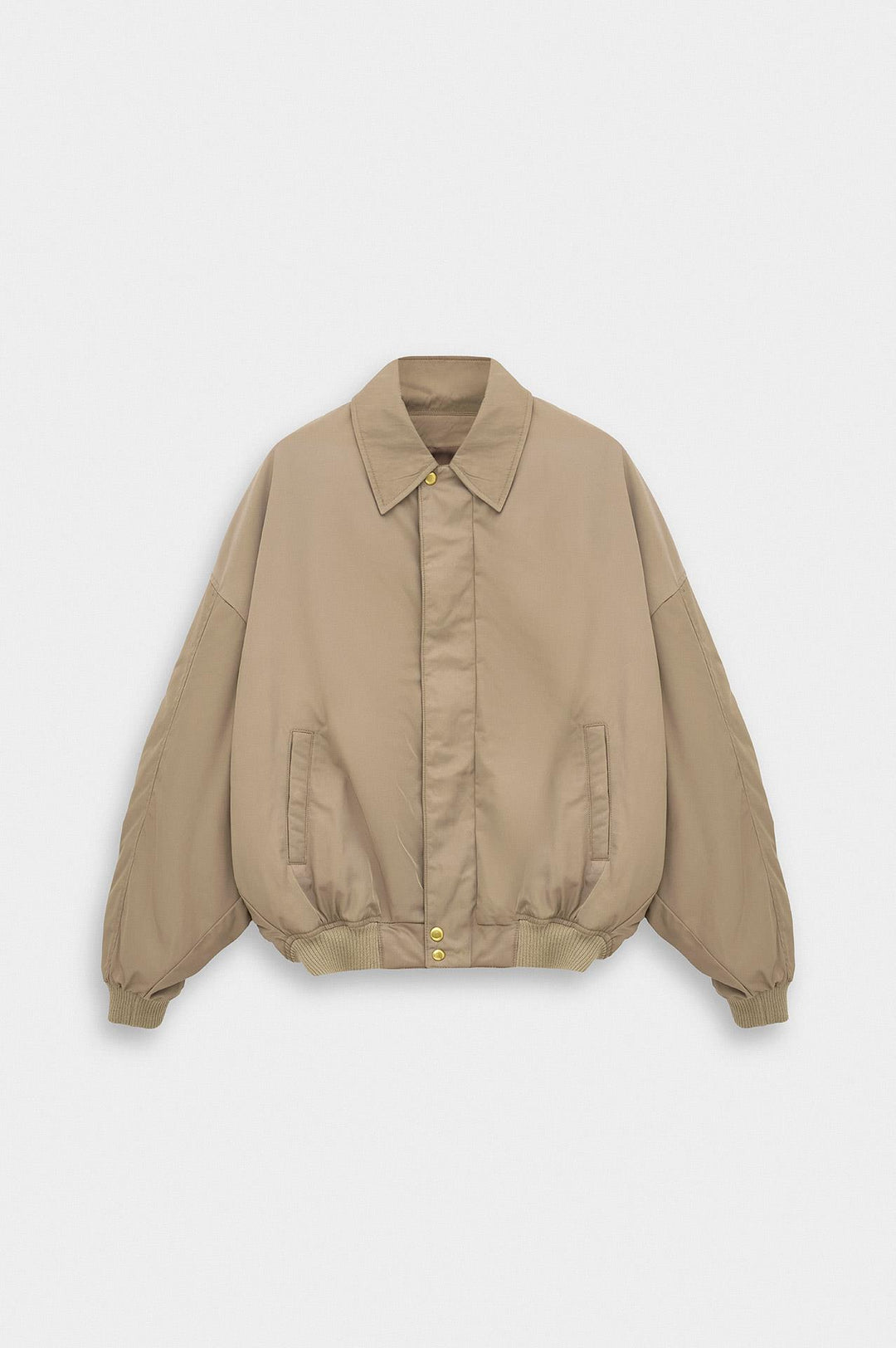 Giesto Veste bomber beige à manches chauve-souris - Beige