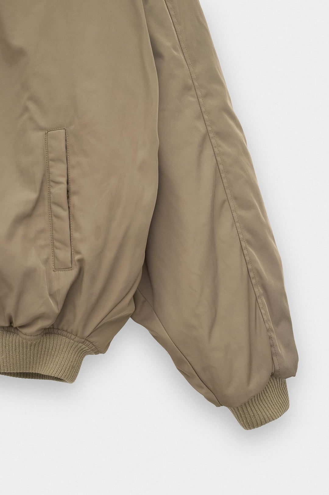 Giesto Veste bomber beige à manches chauve-souris - Beige