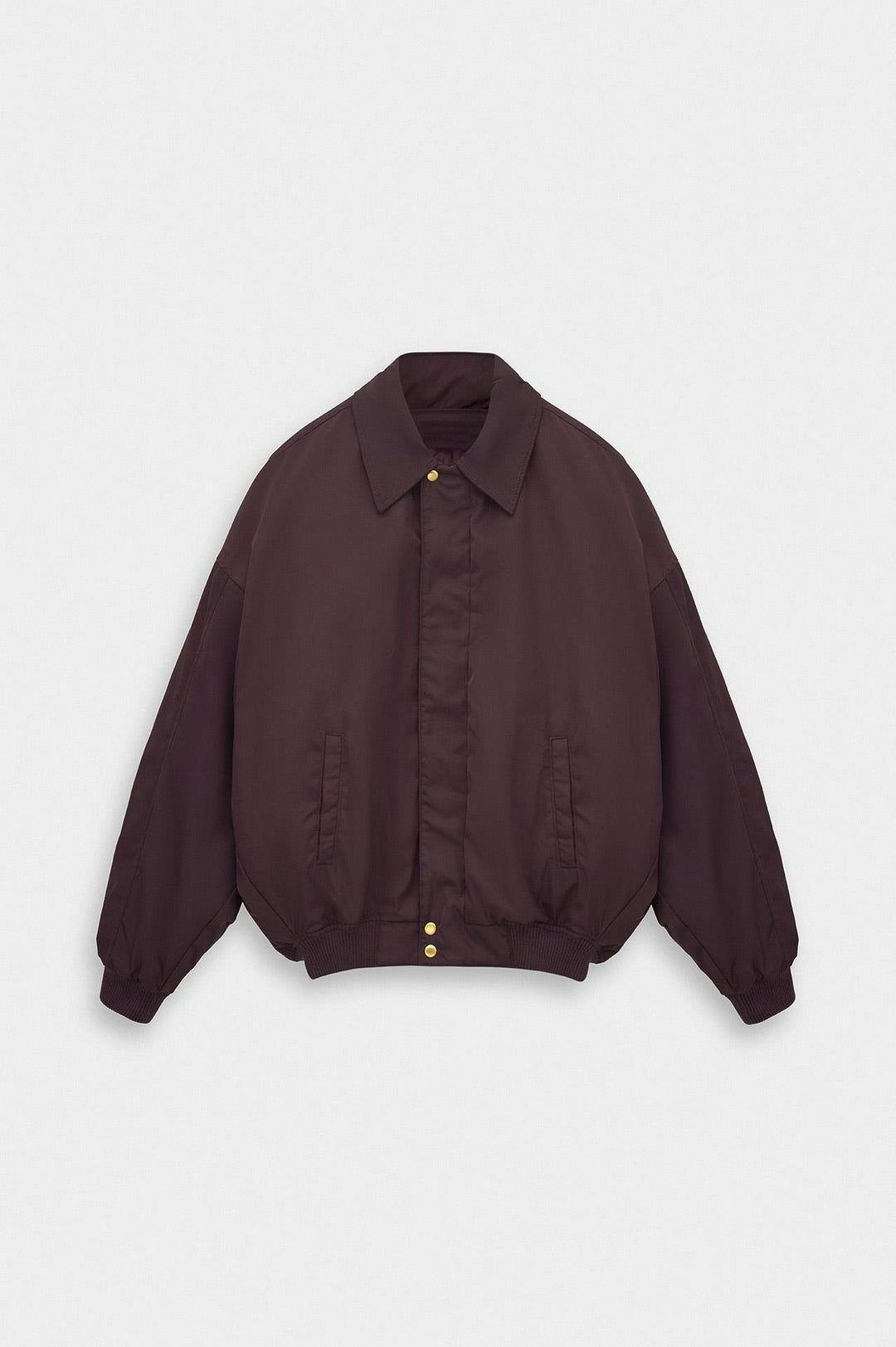 Giesto Veste bomber bordeaux à manches chauve-souris - Bordeaux