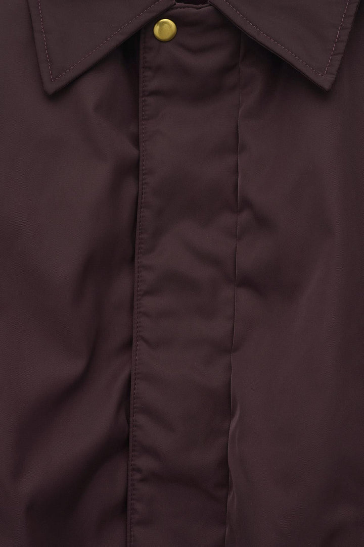 Giesto Veste bomber bordeaux à manches chauve-souris - Bordeaux