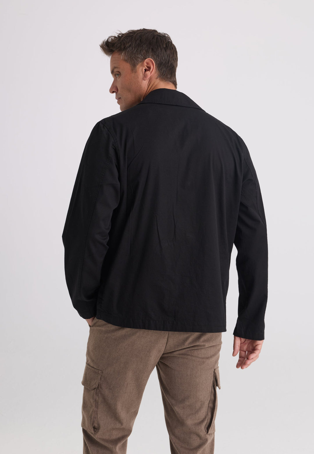Felix Hardy Veste Worker Homme 100% Coton - Noir