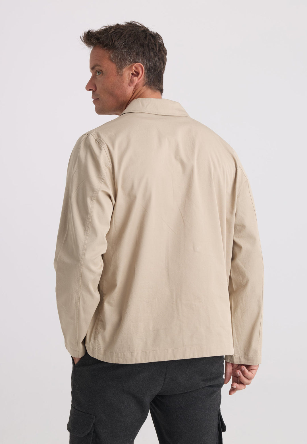 Felix Hardy Veste Worker Homme 100% Coton - Beige