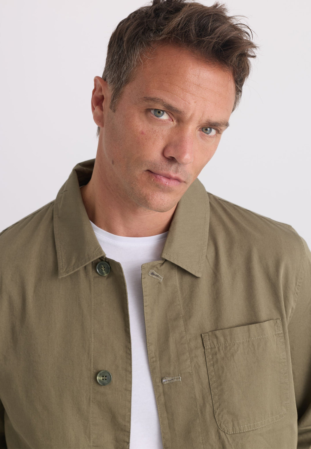 Felix Hardy Veste Worker Homme 100% Coton - Kaki
