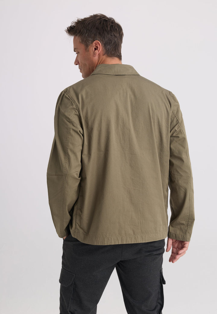 Felix Hardy Veste Worker Homme 100% Coton - Kaki