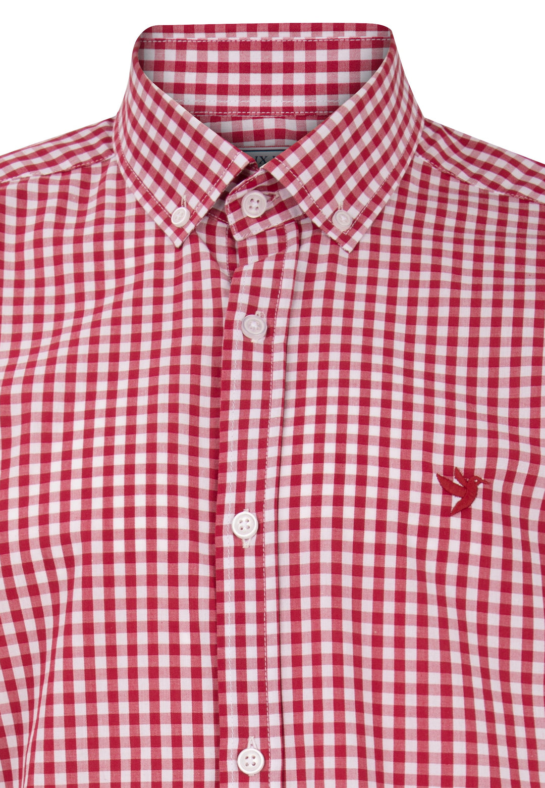 Felix Hardy Chemise à carreaux à manches longues pour homme - Bordeaux