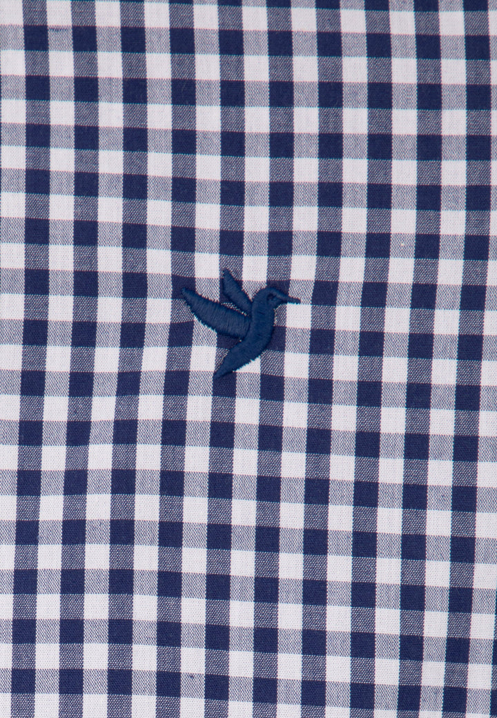 Felix Hardy Chemise à carreaux à manches longues pour homme - Bleu