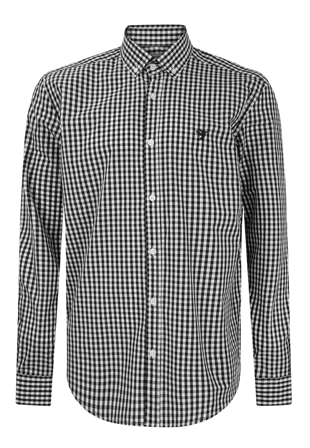 Felix Hardy Chemise à carreaux à manches longues pour homme - Noir