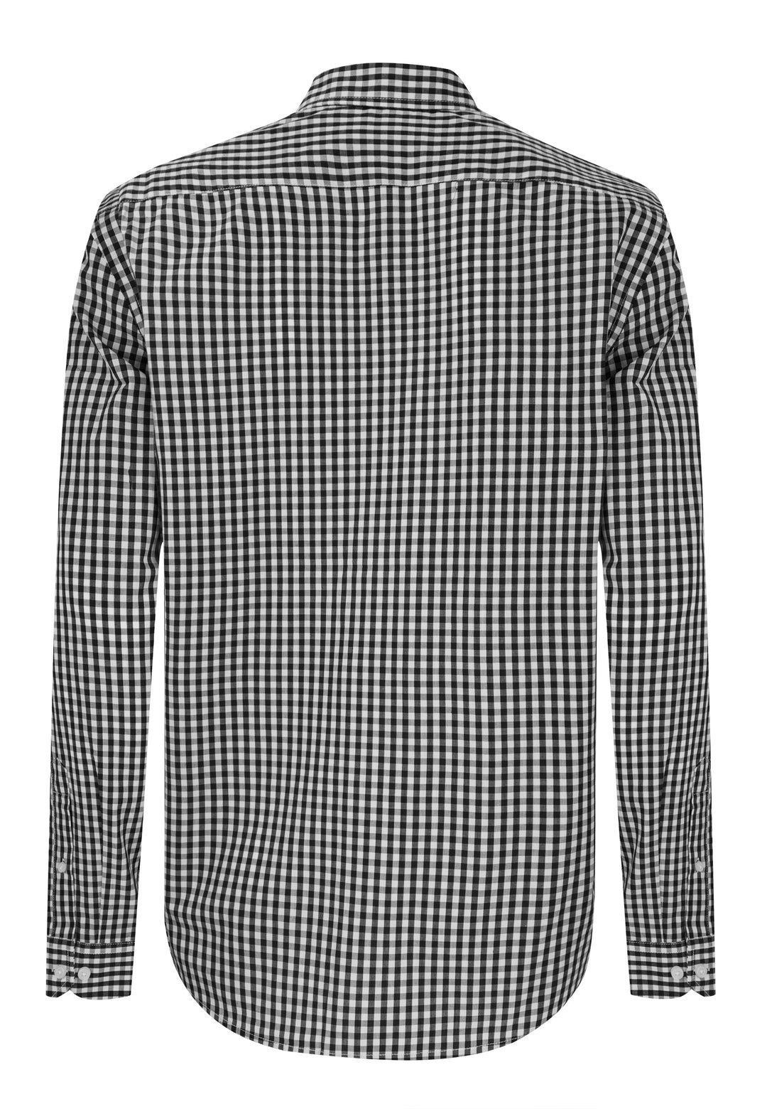 Felix Hardy Chemise à carreaux à manches longues pour homme - Noir