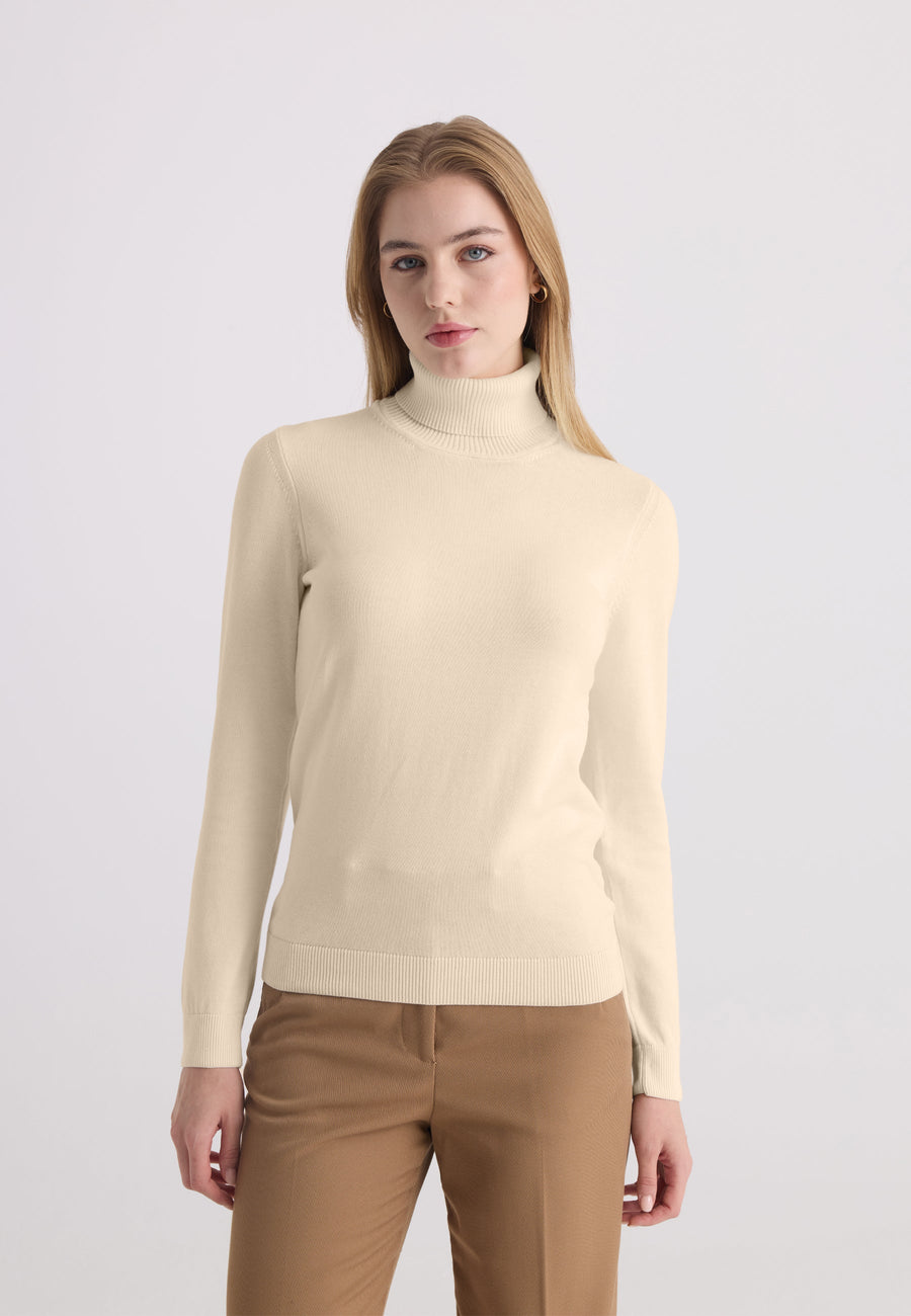 Felix Hardy Pull-over col roulé - Beige