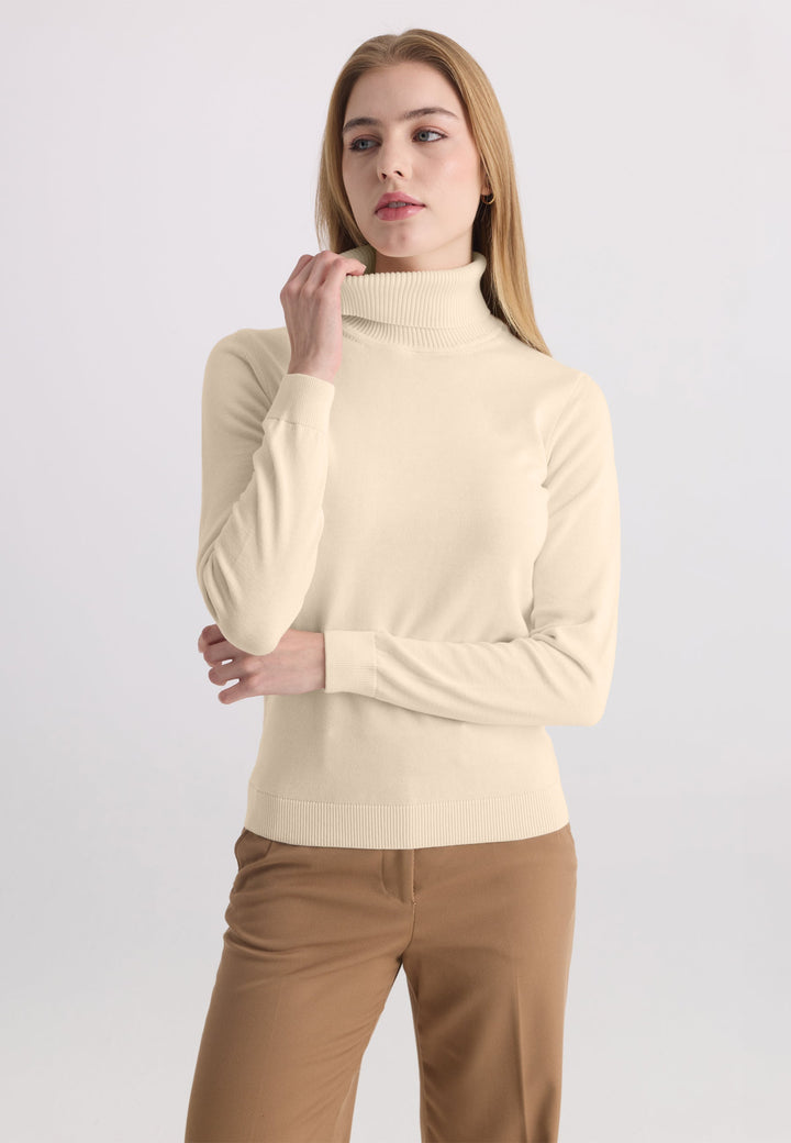 Felix Hardy Pull-over col roulé - Beige