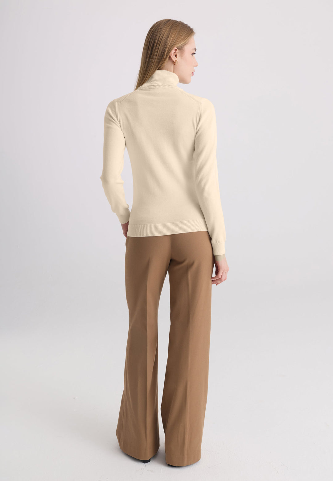 Felix Hardy Pull-over col roulé - Beige