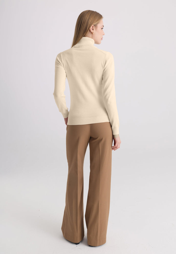 Felix Hardy Pull-over col roulé - Beige