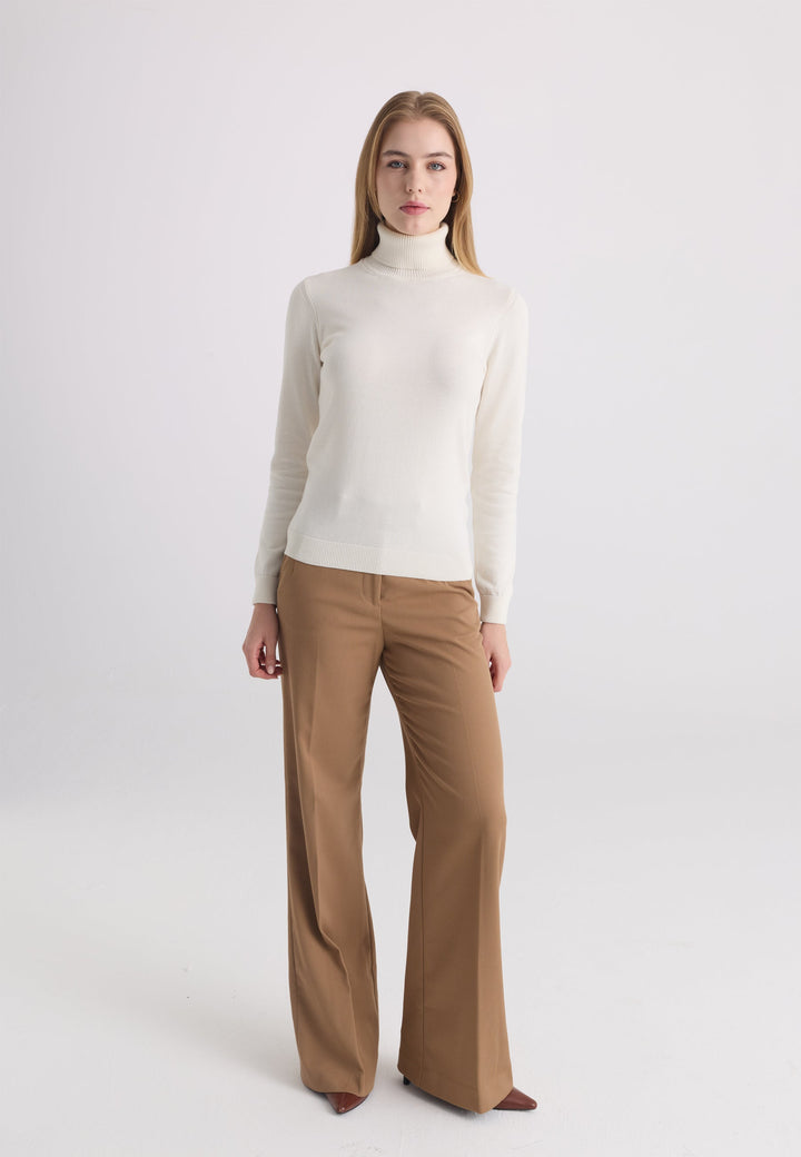 Felix Hardy Pull-over col roulé - Crème