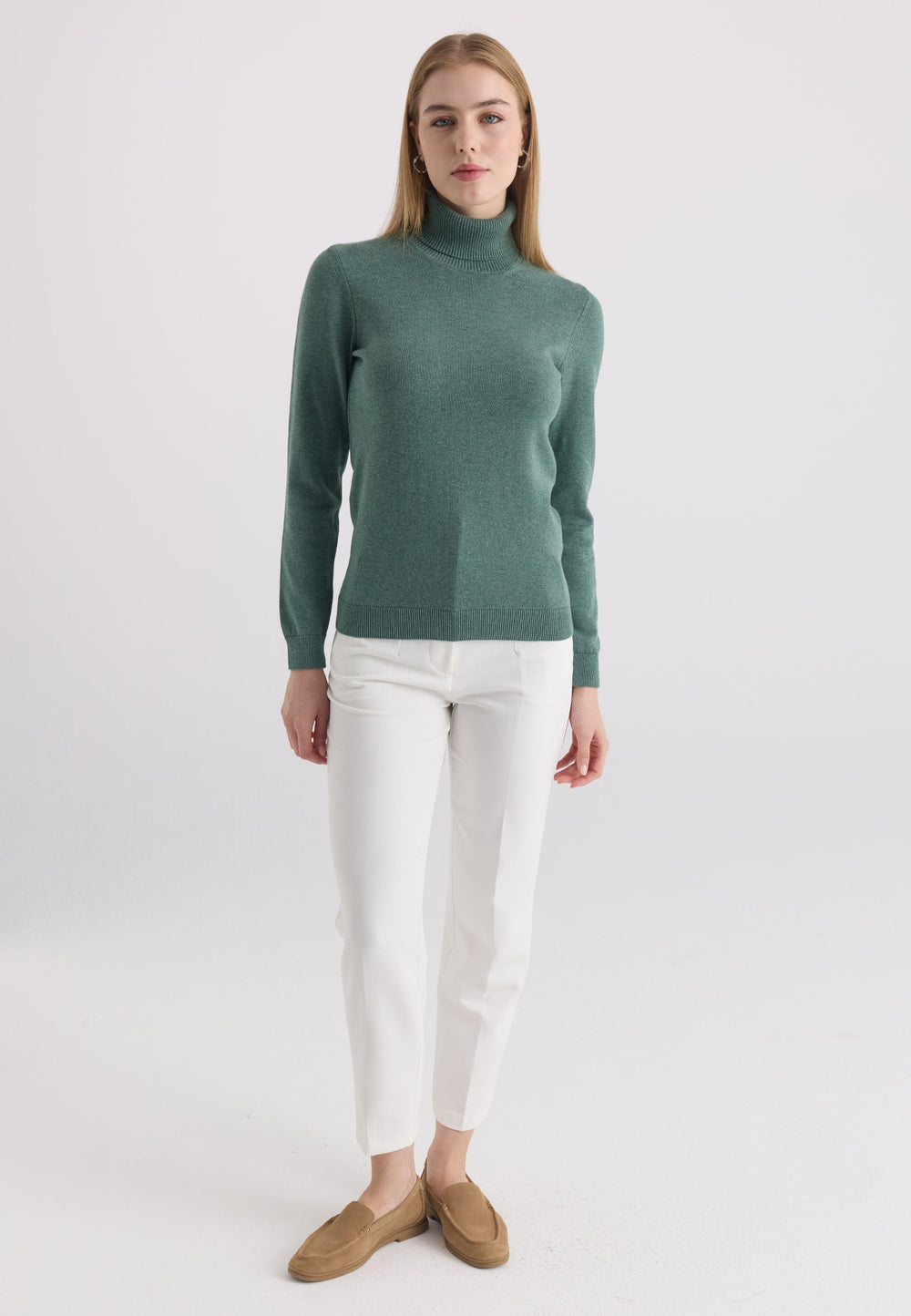 Felix Hardy Pull-over col roulé - Vert