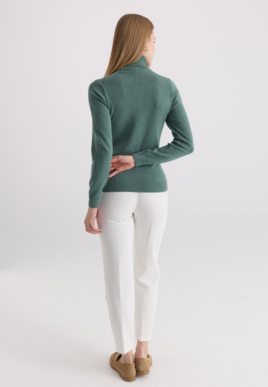 Felix Hardy Pull-over col roulé - Vert