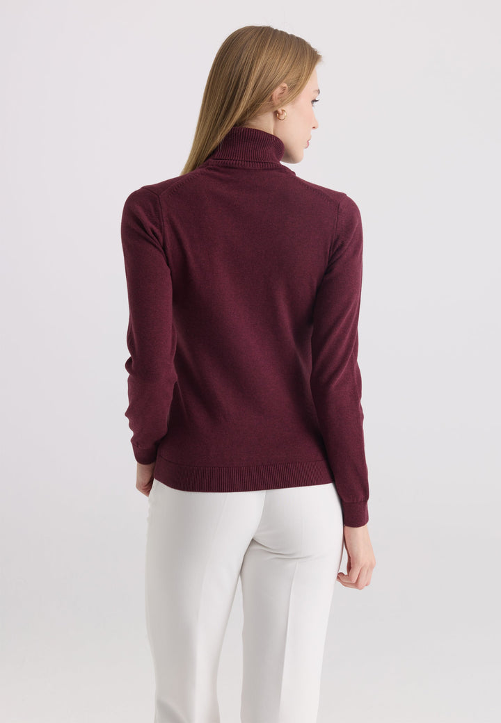 Felix Hardy Pull-over col roulé - Bordeaux