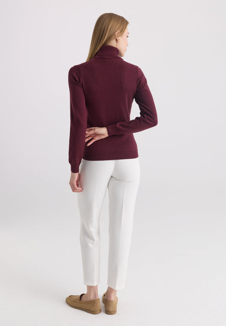 Felix Hardy Pull-over col roulé - Bordeaux