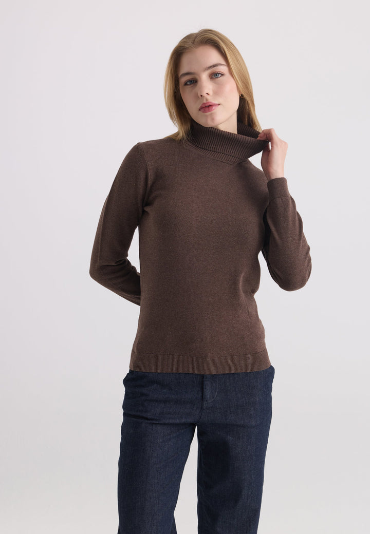 Felix Hardy Pull-over col roulé - Marron