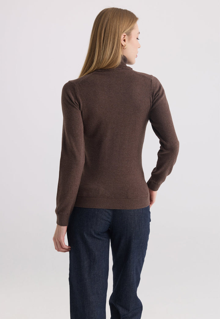 Felix Hardy Pull-over col roulé - Marron