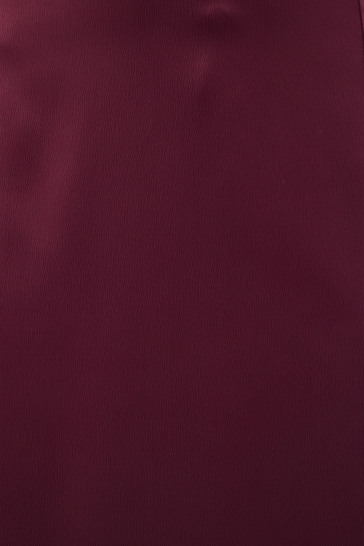 Sateen Jupe en satin fendue - Prune
