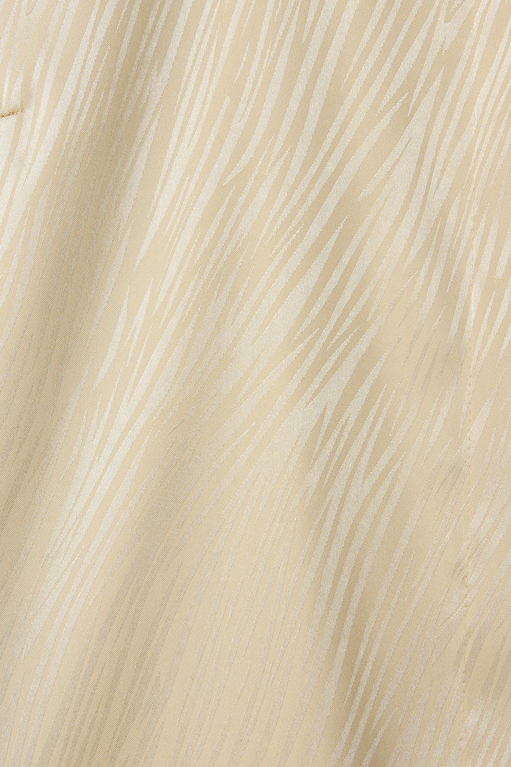 Sateen Chemise à motifs zèbre - gold